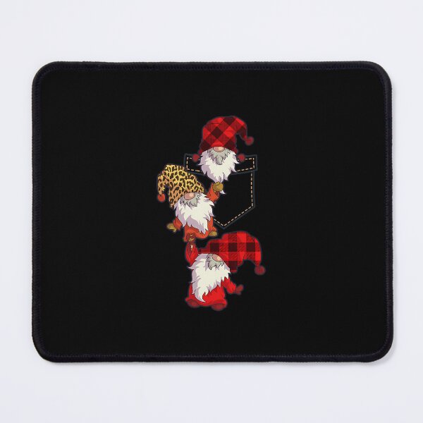 Item preview, Christmas Gnome in Pocket Buffalo Plaid Gnome Lover designed and sold by lyrouyolwao.