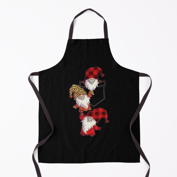 Item preview, Christmas Gnome in Pocket Buffalo Plaid Gnome Lover designed and sold by lyrouyolwao.