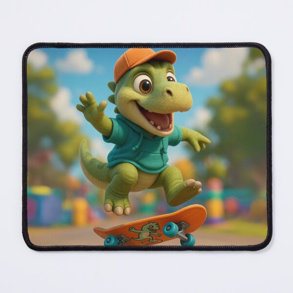Item preview, Skater Iguanodon Dinosaur designed and sold by Sillytoe.