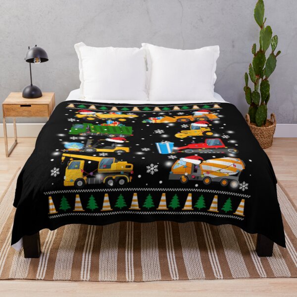 Item preview, Construction Excavator Truck Santa Ugly Sweater Christmas designed and sold by desimevirgemw.