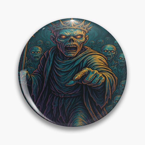 Item preview, Undead King – Zombie Army Horror Art designed and sold by alizo74.