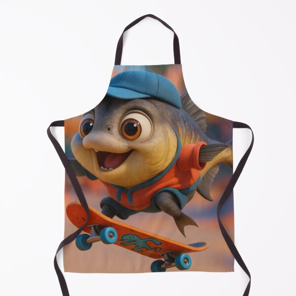 Item preview, Skater Jack Crevalle Fish designed and sold by Sillytoe.