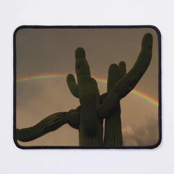 Item preview, Lovely Saguaro Cacti Rainbow  designed and sold by simonjayphotos.