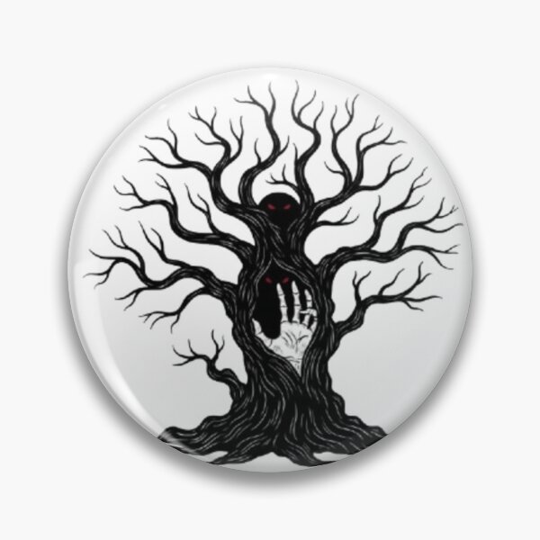 Item preview, Watch For Nightmare: Demon Tree with Skeleton Hand and Glowing Red Eyes designed and sold by Rano1234.