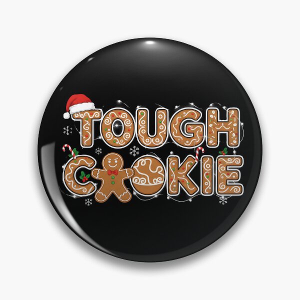Item preview, Sparkling "Tough Cookie" - Festive Christmas Glitter Design designed and sold by DMNindustries.