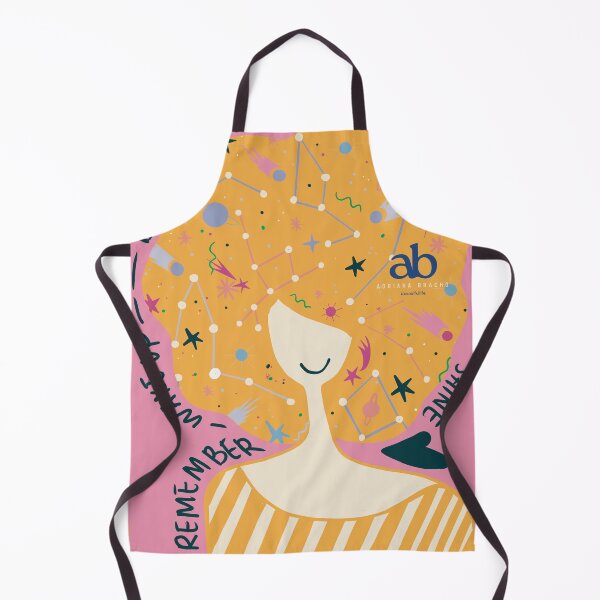 Item preview, Chica galáctica cósmica de cabello amarillo designed and sold by Adriana Bracho.