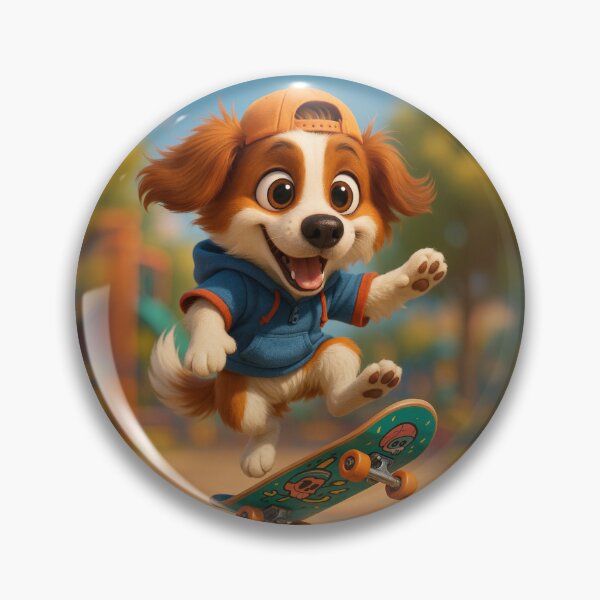 Item preview, Skater Kooikerhondje designed and sold by Sillytoe.