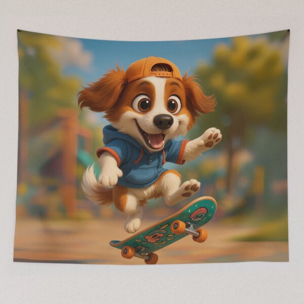 Item preview, Skater Kooikerhondje designed and sold by Sillytoe.