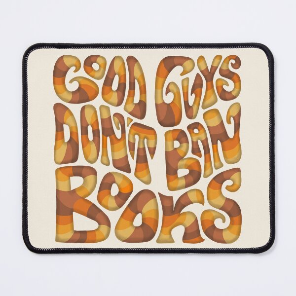 Item preview, Good Guys Don't Ban Books Word Art designed and sold by Unhinged Heather.