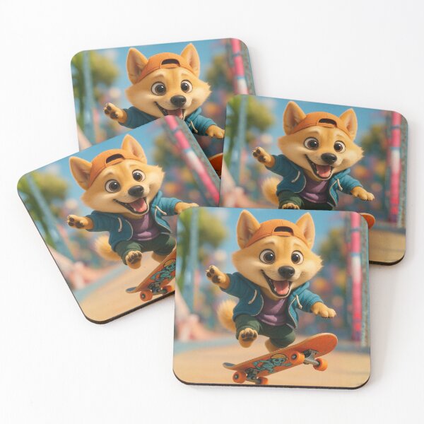 Item preview, Skater Korean Jindo designed and sold by Sillytoe.