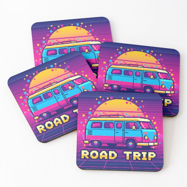 Item preview, 80s Retro Pixel Art Van designed and sold by MisterHelmut.