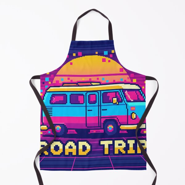 Item preview, 80s Retro Pixel Art Van designed and sold by MisterHelmut.