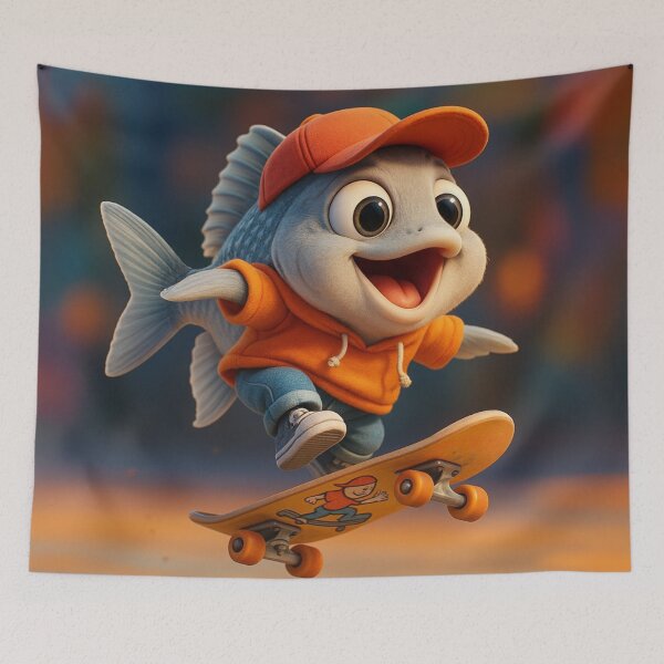 Item preview, Skater Ladyfish designed and sold by Sillytoe.
