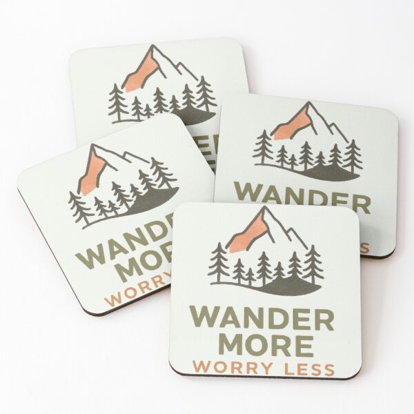 Item preview, Wander More Worry Less Adventure Tee designed and sold by CityShop247.