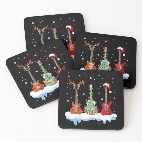 Item preview, Bass Guitar Santa Hat Reindeer Hippie Guitar Lover Christmas 		 designed and sold by kunevatoulaq.