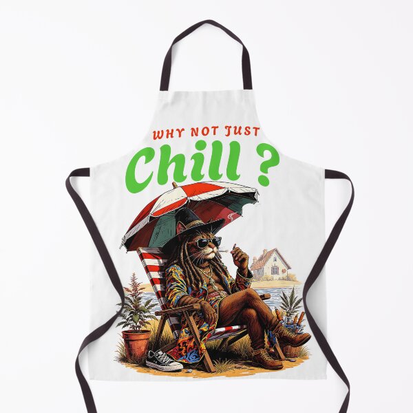 Item preview, Just Chill – Cool Cat Smoking & Relaxing designed and sold by Saaeba.