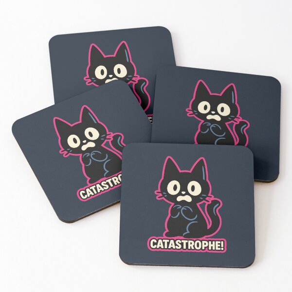 Item preview, Cat – Catastrophe Pun designed and sold by Dazzlement.