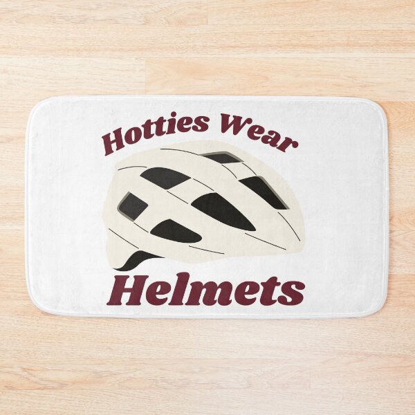Item preview, Hotties Wear Helmets Road Bike Cycling Graphic designed and sold by GraceeDrake.