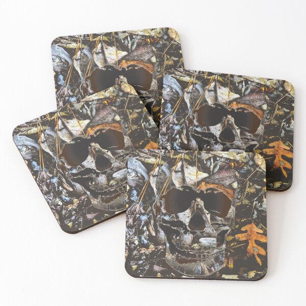 Item preview, Bones Big Skull Chainsaw Camouflage Pattern Ground Floor  designed and sold by TyBrockDesigns.