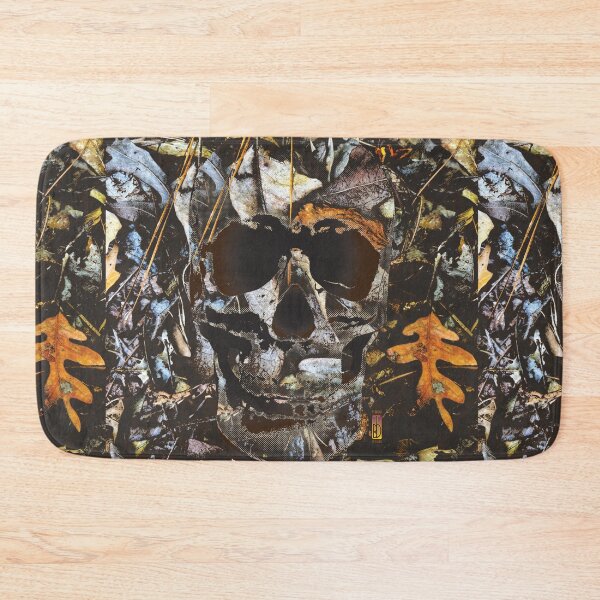 Item preview, Bones Big Skull Chainsaw Camouflage Pattern Ground Floor  designed and sold by TyBrockDesigns.