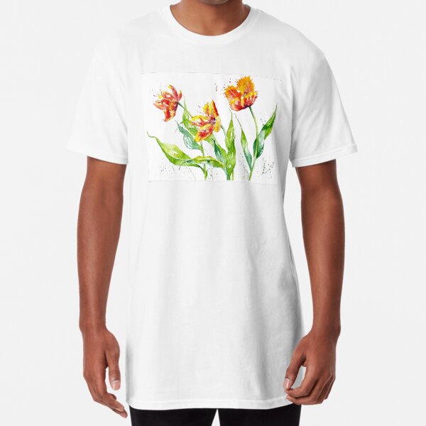 Dancing Tulips Long T-Shirt
