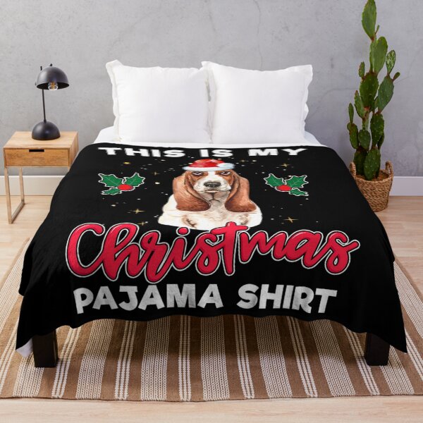 Item preview, Basset Hound Christmas Pajama Santa Dog Lover designed and sold by kunevatoulaq.