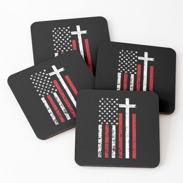 Item preview, American Flag Cross Christmas Patriotic Religious Christian 		 designed and sold by chereeroumbam.