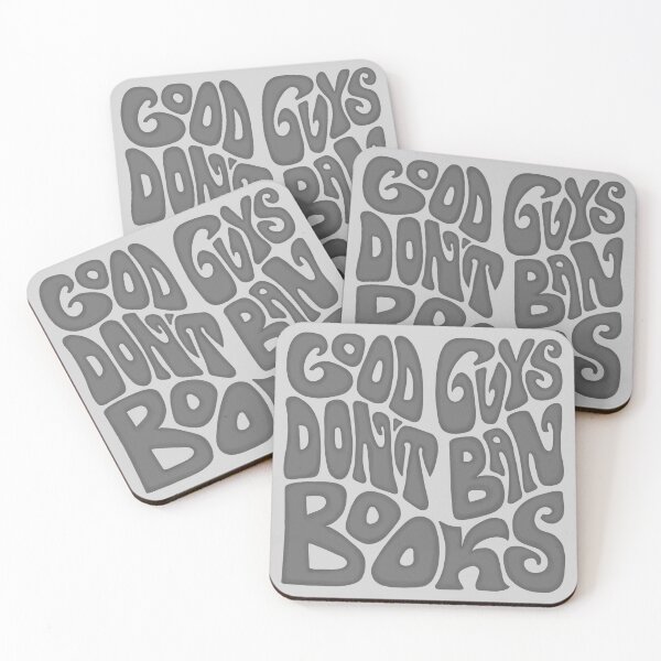 Item preview, Good Guys Don't Ban Books Word Art designed and sold by Unhinged Heather.