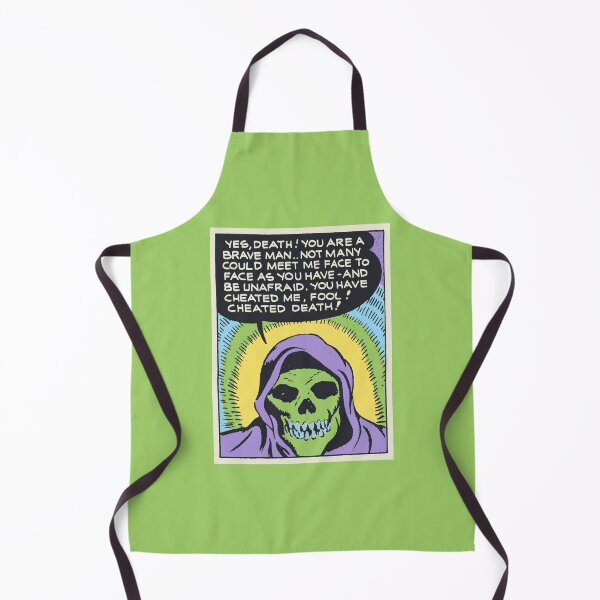Item preview, You Have Cheated Death | Retro Grim Reaper Skull Memento Mori Horror Pop Art designed and sold by wmxdesign.