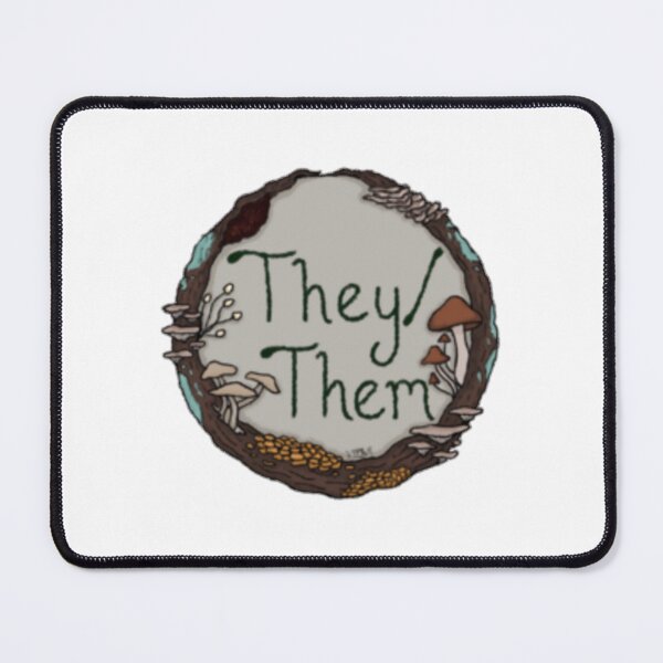 Item preview, Theythem Mushroom Pronoun Wreath designed and sold by vadymbacelp.