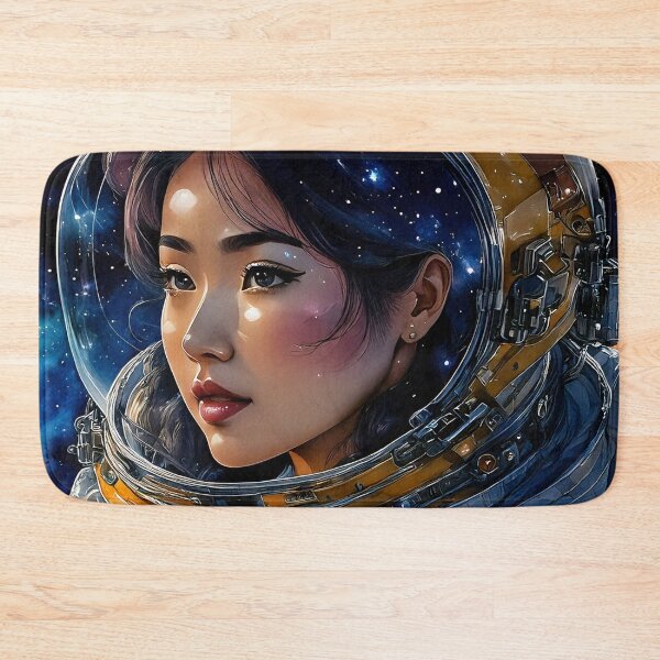 Item preview, Astronaut Girl in Space designed and sold by SassyArtistry.