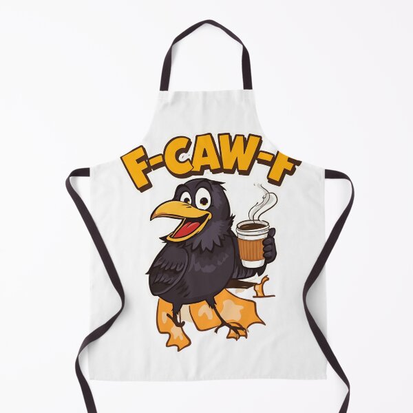 Item preview, F‑Caw‑F T‑Shirt | Funny Chicken Pun Meme Tee | Clucking Coffee Humor Gift designed and sold by GAIDREDA.