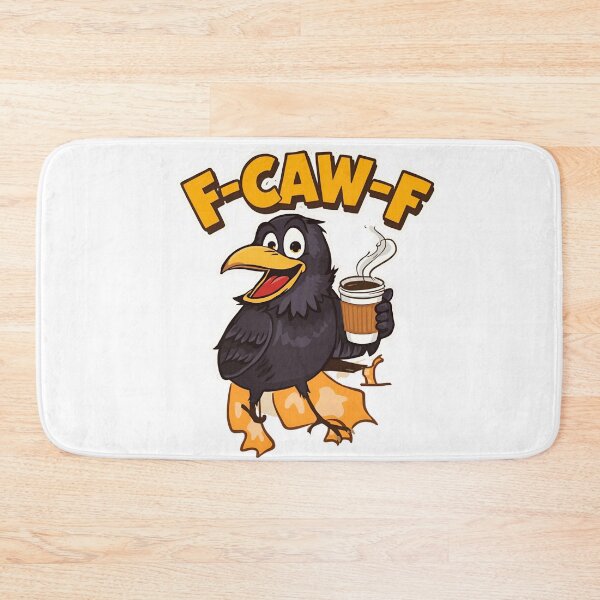 Item preview, F‑Caw‑F T‑Shirt | Funny Chicken Pun Meme Tee | Clucking Coffee Humor Gift designed and sold by GAIDREDA.