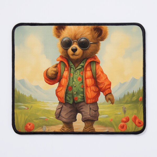 Item preview, Hiking Bear Adventure designed and sold by CraftedHome.