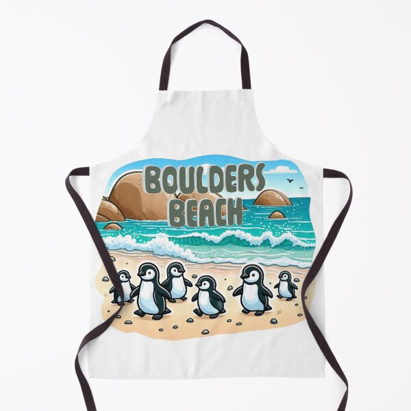 Item preview, Penguins at Boulders Beach Sticker designed and sold by The Digital Compass.