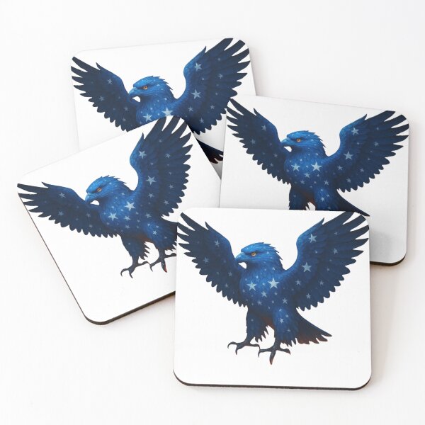 Item preview, Fierce Blue Eagle With Starry Night Feathers designed and sold by kylmllr101684.