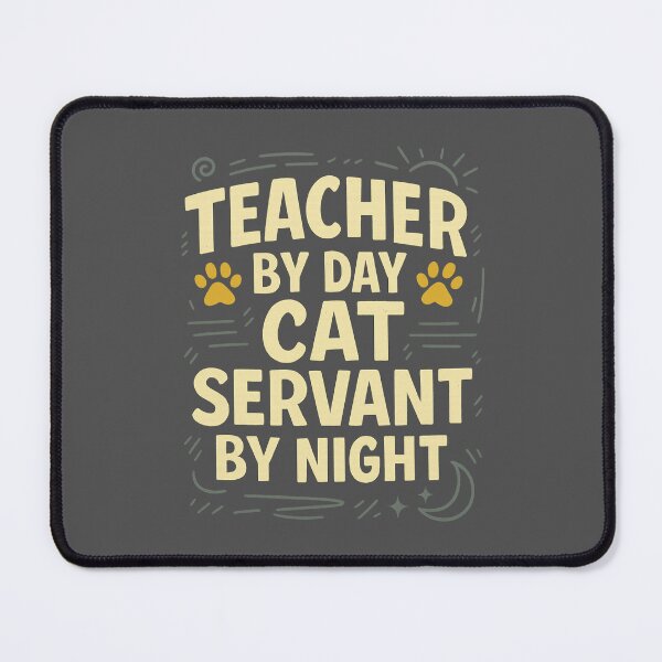 Item preview, Teacher by Day Cat Servant by Night designed and sold by AdelStore.