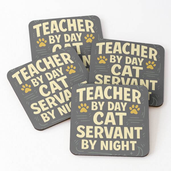 Item preview, Teacher by Day Cat Servant by Night designed and sold by AdelStore.