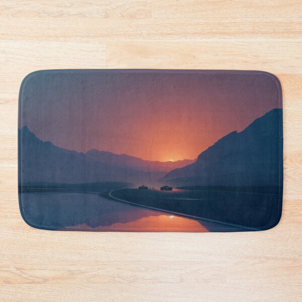 Item preview, Sunset gradient backdrop with Formula 1 cars in motion Art Inspired By Nature And The Active Outdoors designed and sold by CDC40.