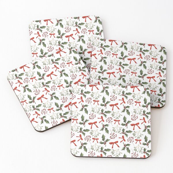 Item preview, Holly and Mistletoe designed and sold by LittleHaywoodLane.