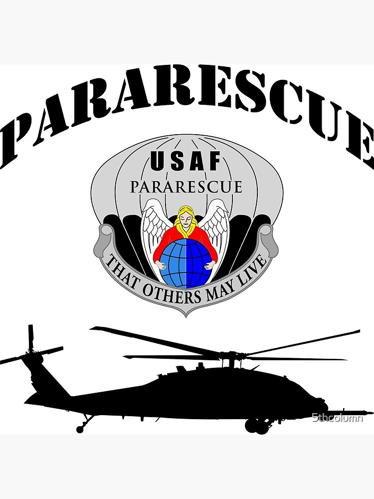 "Pararescue Pavehawk" Poster by 5thcolumn Redbubble