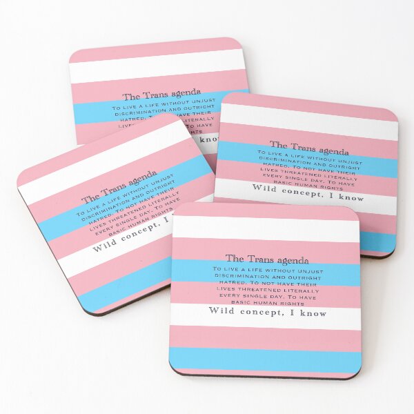 Item preview, The Trans Agenda – Human Rights Not Hate designed and sold by aadventures.
