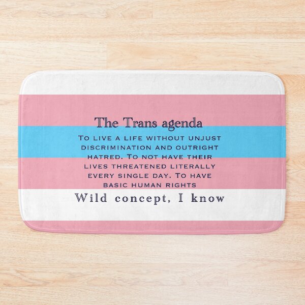 Item preview, The Trans Agenda – Human Rights Not Hate designed and sold by aadventures.