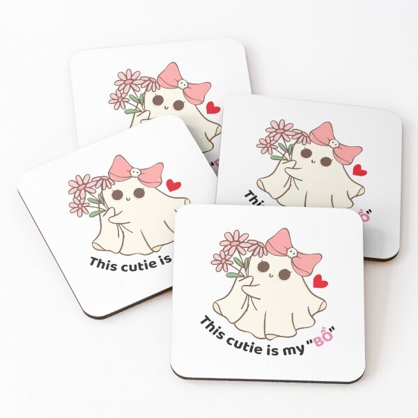 Item preview, Cute Ghost – My Bồ (Girlfriend) Halloween Pun designed and sold by RosalinesEyes.