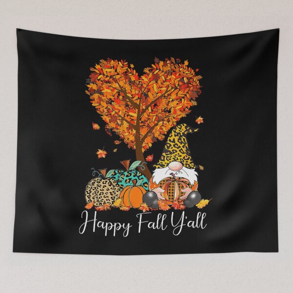 Item preview, Autumn Happy Fall Yall Gnome Leopard Pumpkin Autumn Season 		 designed and sold by stavemtasert.