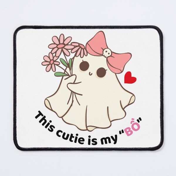 Item preview, Cute Ghost – My Bồ (Girlfriend) Halloween Pun designed and sold by RosalinesEyes.