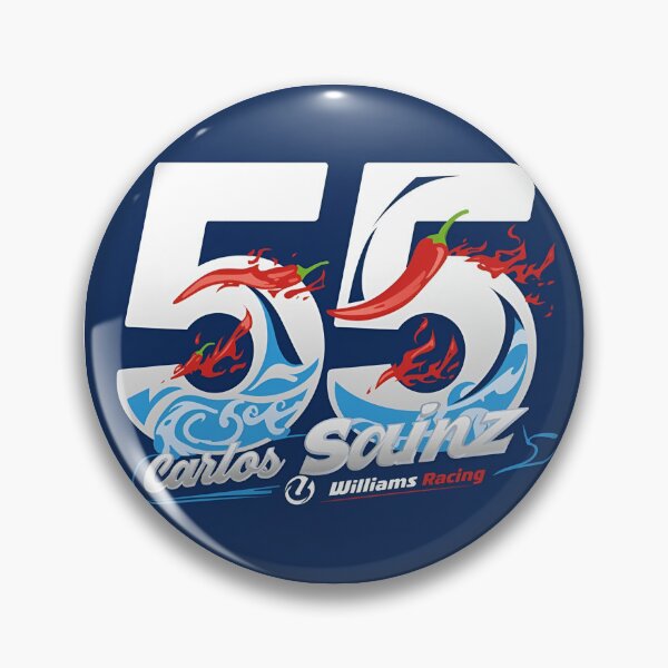 Artikelvorschau, Carlos Sainz 55 Williams Racing Artwork – Formel 1 Fan Design entworfen und verkauft von Activity01.