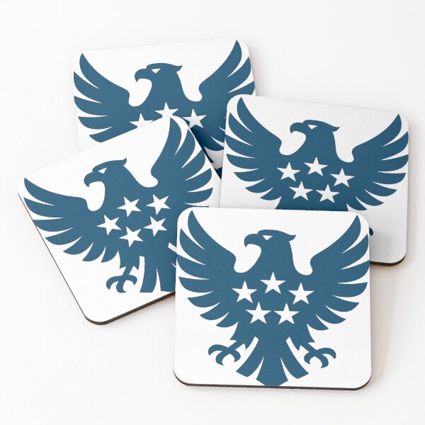 Item preview, Stylized Blue Eagle Emblem With Centered Stars designed and sold by kylmllr101684.