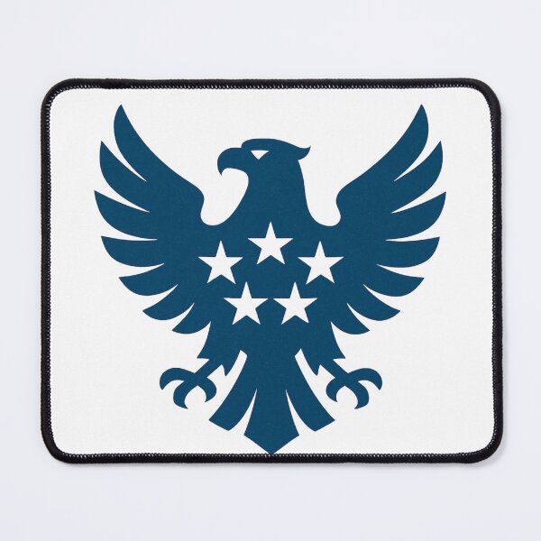 Item preview, Stylized Blue Eagle Emblem With Centered Stars designed and sold by kylmllr101684.