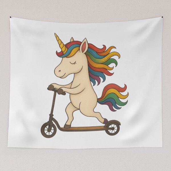 Item preview, Unicorn Riding Scooter designed and sold by VelvetRoom.